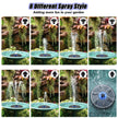 SZMP Solar Fountain Upgrade, 3.5W Solar Powered Bird Bath Fountains with Flower, Outdoor Water Feature Solar Fountain Pump with 7-in-1 Nozzles, 4 Fixed Pipes for Humingbirds, Birdbath, and Garden 🍁 All In One Marketplace Canada