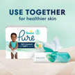 Pampers Pure Baby Diapers, Size 3, Up to 100% Leakproof, Premium Hypoallergenic Soft Diapers, 1 Pack (Count of 66) 🍁 All In One Marketplace Canada
