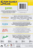 5 Fun Family Films (Lassie / MouseHunt / Andre / Black Beauty / Paulie) - DVD