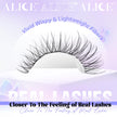 Natural Lash Clusters Wispy Cluster Eyelash Extensions 168pcs Individual Lashes 8-16mm C Curl DIY Lash Extension Natural Look Soft Thin Band Cluster Lashes by ALICE 🍁 All In One Marketplace Canada