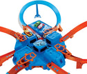 Hot Wheels Track Set with 1:64 Scale Toy Car, 4 Intersections for Crashing, Powered by a Motorized Booster, Criss-Cross Crash Track 🍁 All In One Marketplace Canada