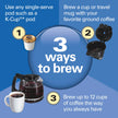 Hamilton Beach FlexBrew Trio 3-Way Coffee Maker, Single Serve & 12 Cup Drip Coffee Maker, Pod & Ground Coffee Compatible, Fast Brewing, Programmable, 56 oz Reservoir, Black (49902C) 🍁 All In One Marketplace Canada