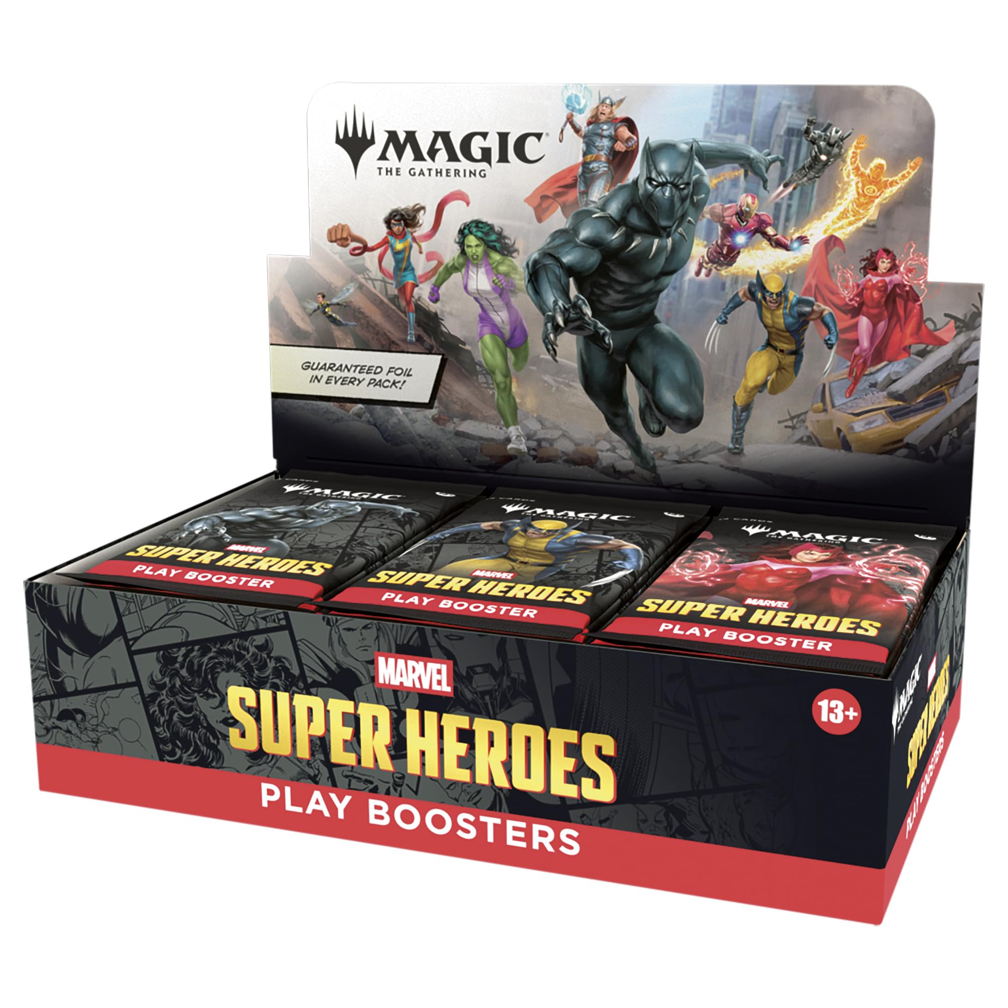 Magic: The Gathering | Marvel Super Heroes Play Booster Box | 30 Packs | Collectible Trading Card Game 🍁 All In One Marketplace Canada