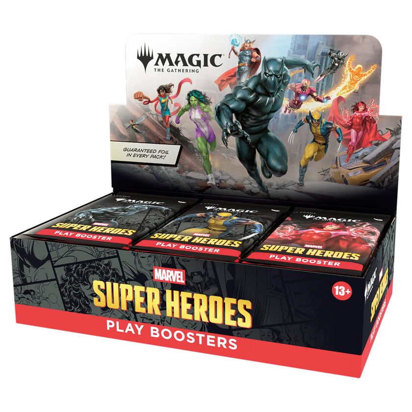 Magic: The Gathering | Marvel Super Heroes Play Booster Box | 30 Packs | Collectible Trading Card Game 🍁 All In One Marketplace Canada
