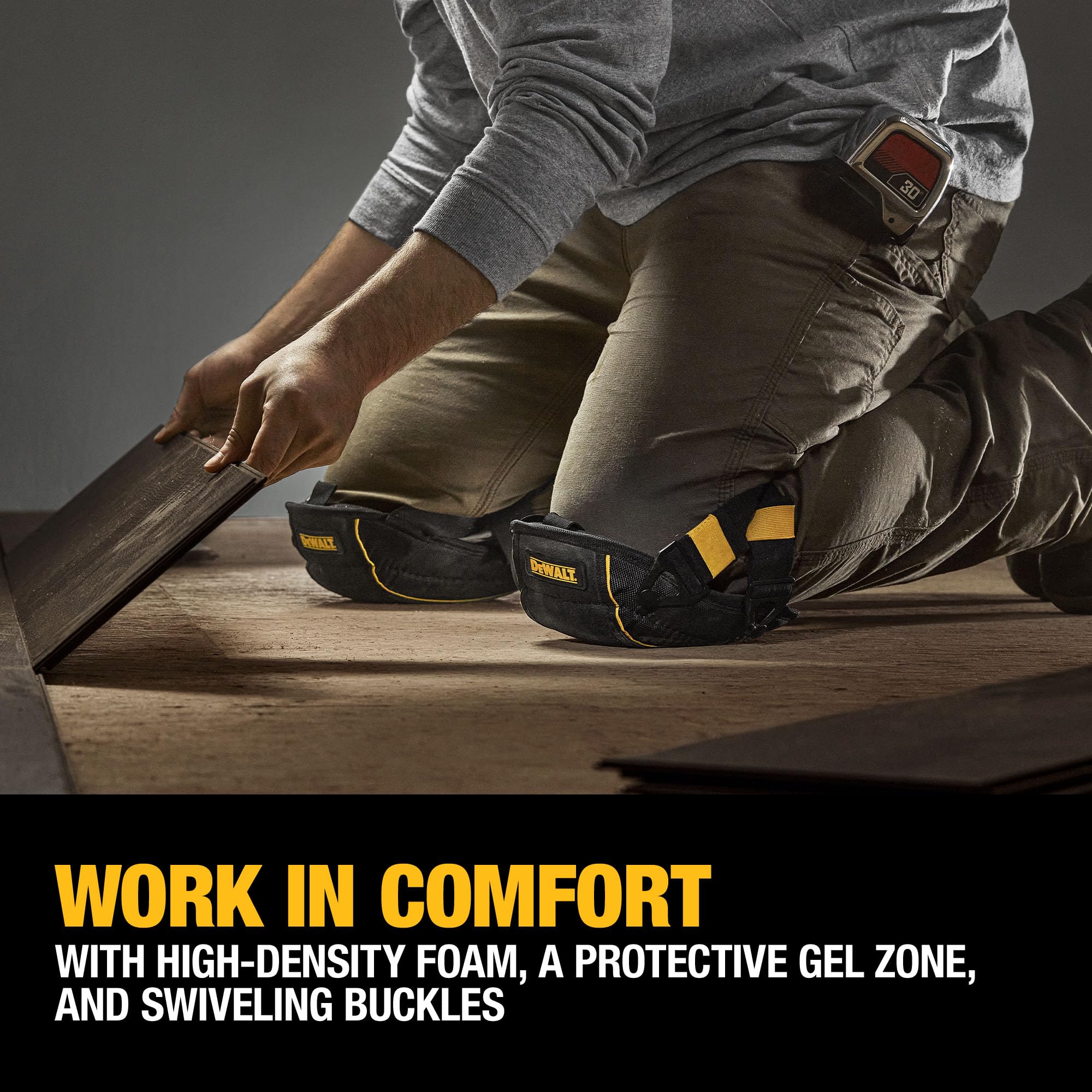 DEWALT Flooring Knee Pads with Comfort Gel, High Density Foam (DWST590014) 🍁 All In One Marketplace Canada
