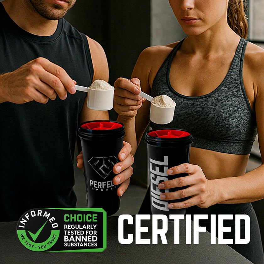 PERFECT SPORTS Diesel New Zealand Whey Isolate Protein Powder | 27g Grass Fed Protein, Zero Carbs & Fat | Keto Friendly, Naturally Flavoured, Gluten Free | 2LB (French Vanilla) 🍁 All In One Marketplace Canada