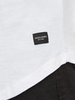 JACK & JONES Men's Long Line Fit T-Shirt JJENOA TEE SS Crew Neck NOOS White Medium 🍁 All In One Marketplace Canada