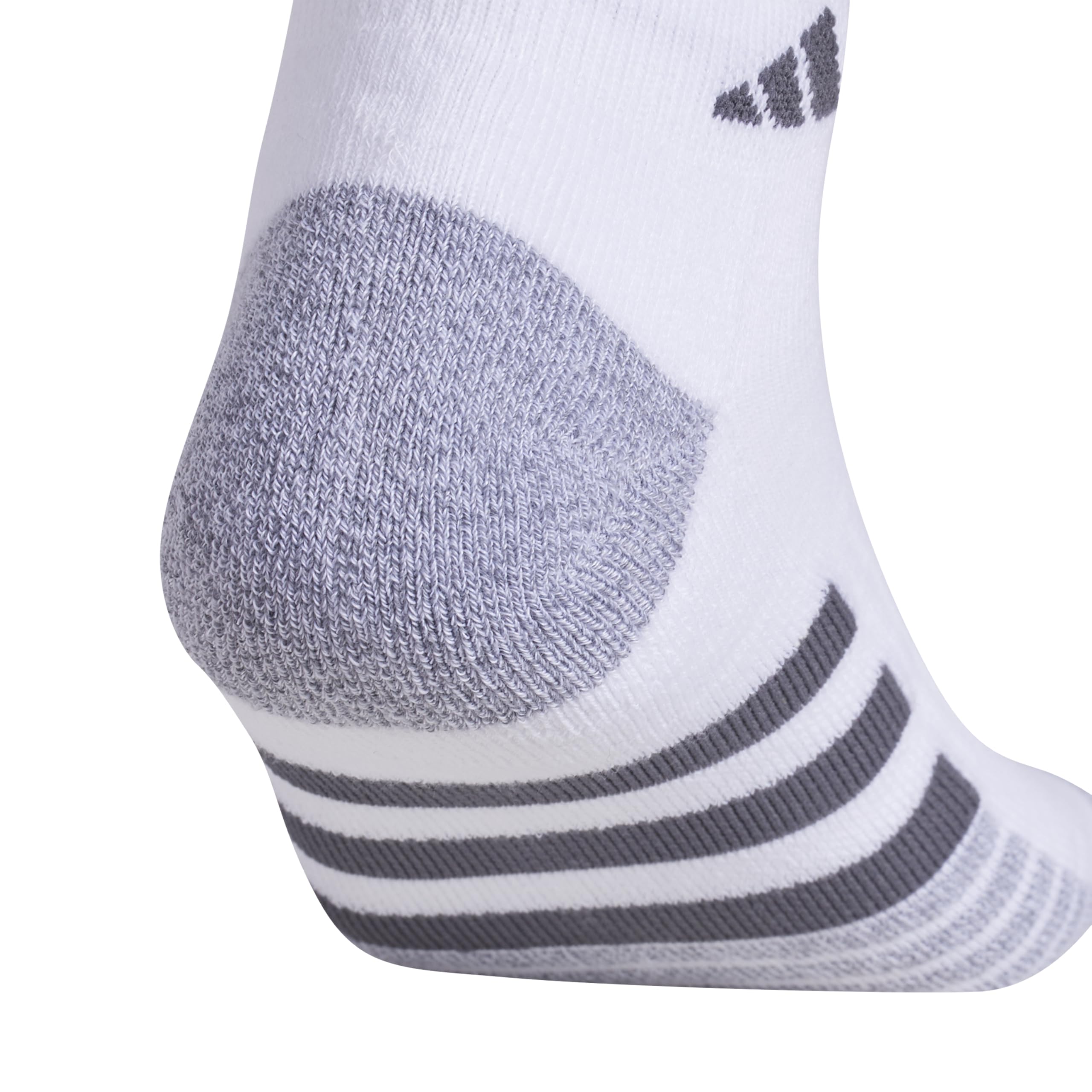 adidas Men's Cushioned 3-Pack Low-Cut Socks, White/Grey/Black, Large 🍁 All In One Marketplace Canada