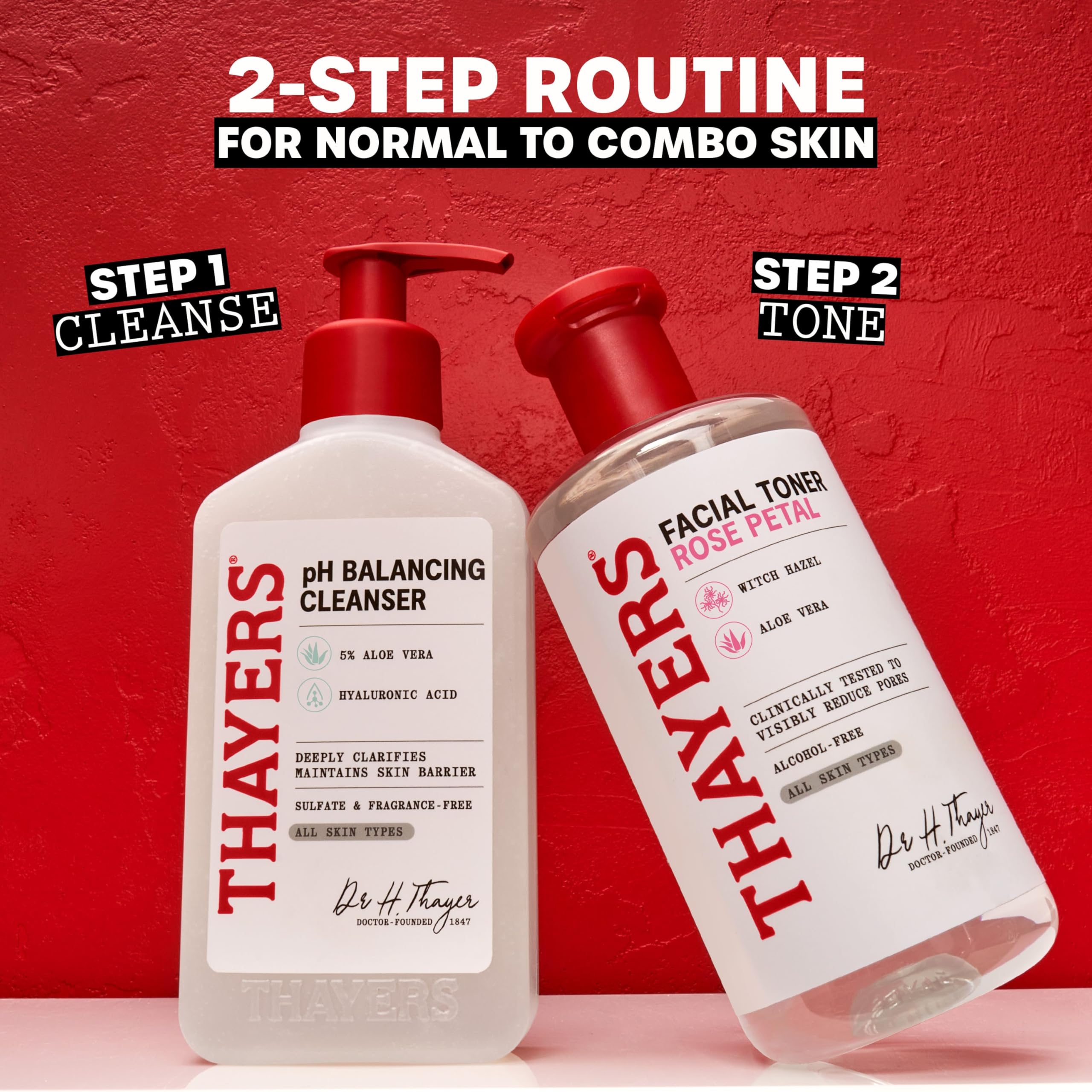 THAYERS pH Balancing Daily Cleanser, Face Wash with Aloe Vera, Gentle and Hydrating Skin Care for Dry, Oily, or Acne Prone Skin, 237ml 🍁 All In One Marketplace Canada