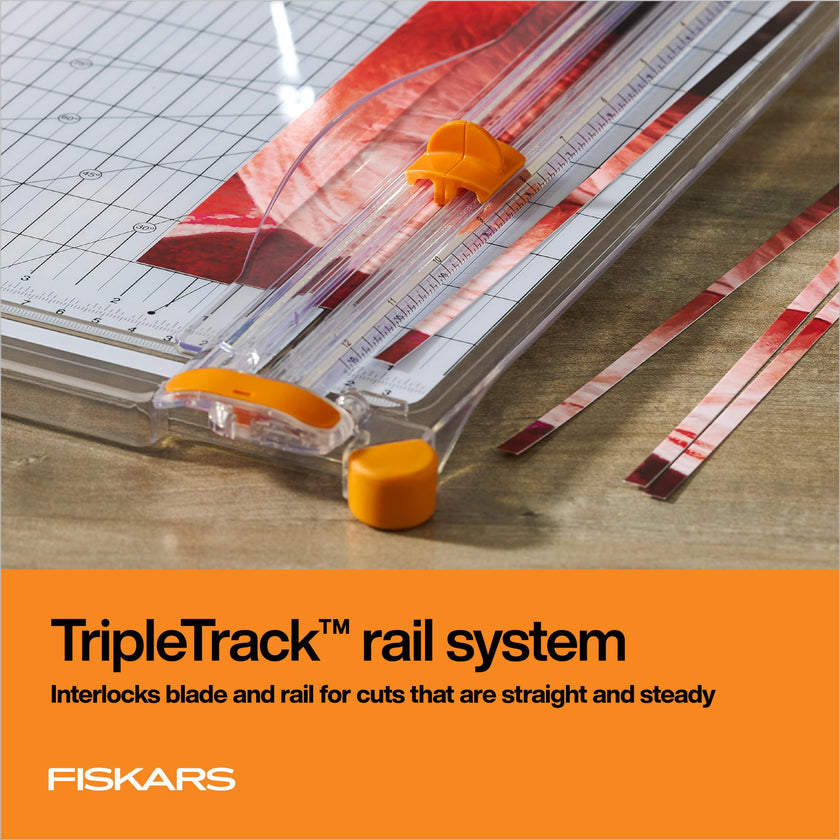 Fiskars Precision Paper Trimmer - Easy, Safe and Accurate for Crafts, Gifts, Cards and More - Always Cuts Straight 🍁 All In One Marketplace Canada