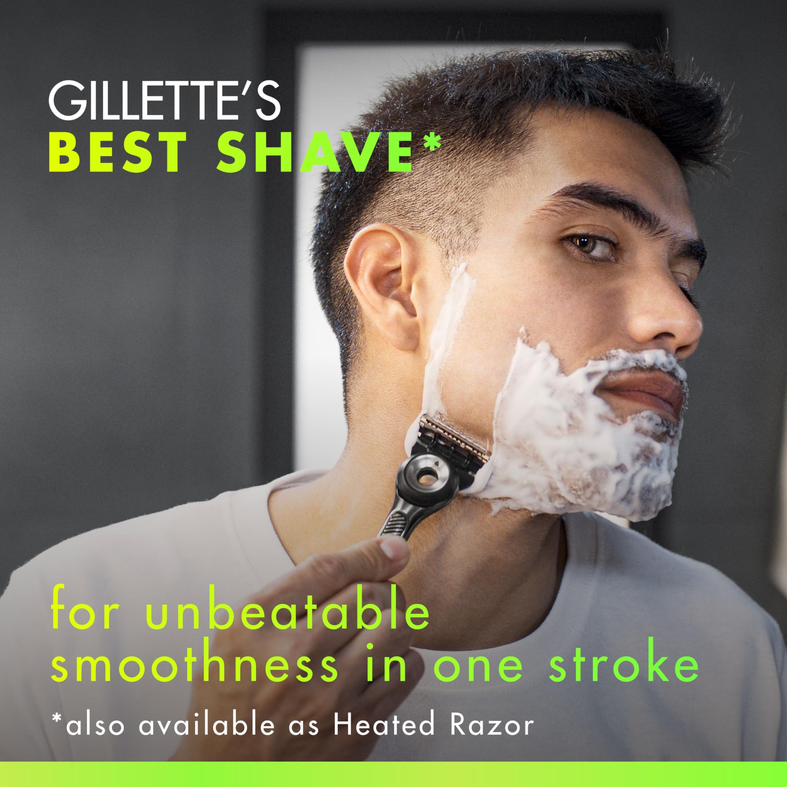 Gillette Razor Blades for Men, Gillette Labs Exfoliating Razors 5-Blade, 1 Handle + 4 Refill + Premium Magnetic Stand 🍁 All In One Marketplace Canada