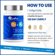 CanPrev D3 & K2 Vitamins 120 Softgels, 120-Day Supply, 1000IU Vitamin D3 & 120mcg K2, Supports Strong Bones, Teeth & Heart Wellness, Easy-to-Absorb with Organic Coconut Oil, No GMO, Gluten, Soy, Dairy 🍁 All In One Marketplace Canada
