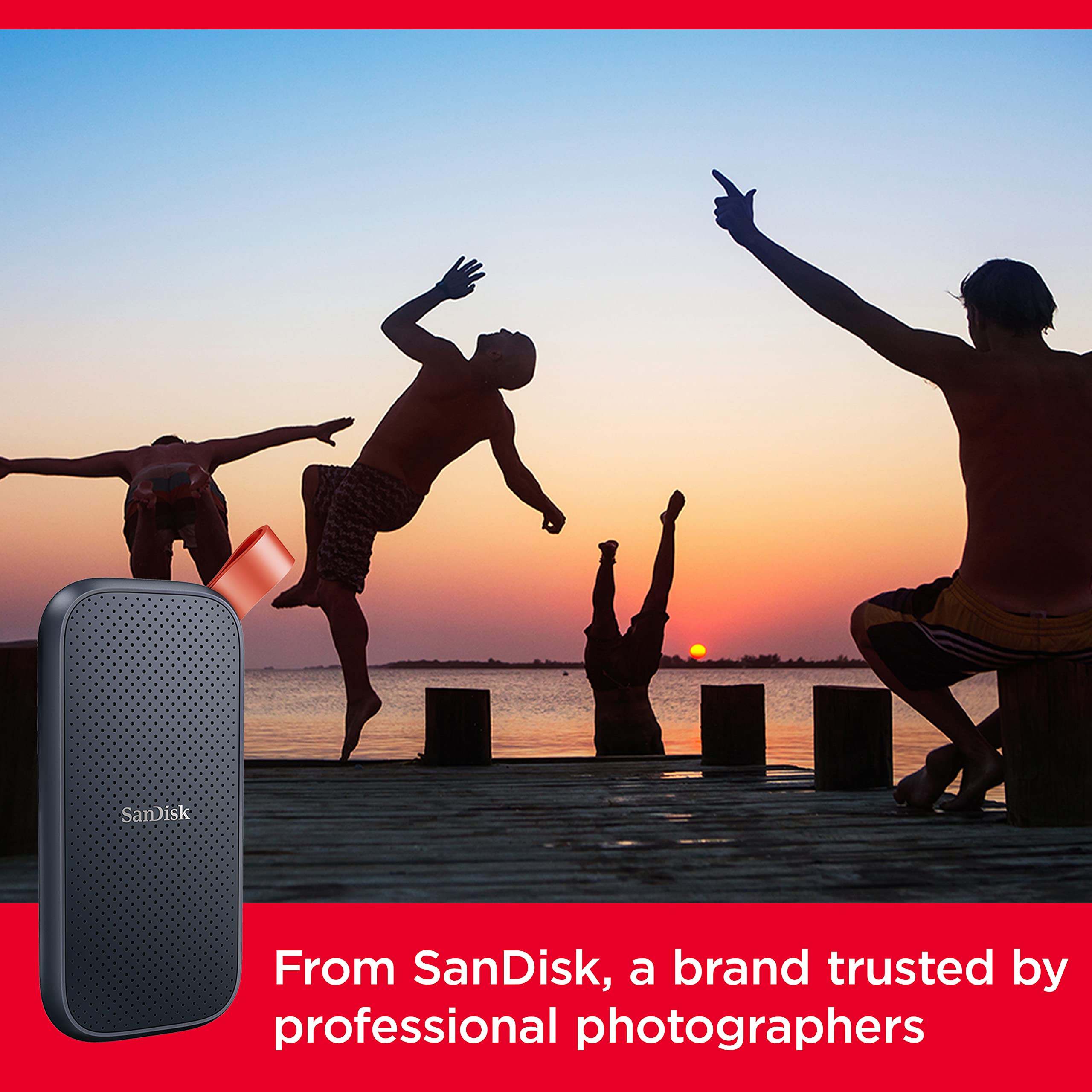 SanDisk 1TB Portable SSD - Up to 800MB/s, USB-C, USB 3.2 Gen 2, Updated Firmware - External Solid State Drive - SDSSDE30-1T00-G26 🍁 All In One Marketplace Canada