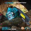 SEESII Mini Chainsaw 6 Inch: Electric Chainsaw with 2PCS 4000mAh Batteries & Oiler - 900W Motor for Quick Work - Saw for Branch Cutting - Gifts for Father Day Men Women Dad Mom Gardener (M6 Pro) 🍁 All In One Marketplace Canada