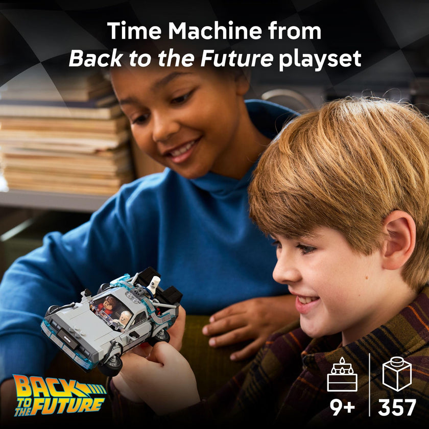 LEGO Speed Champions Time Machine from Back to The Future Building Toy for Kids - Pretend Play & Display Car Toy W/2 Build Modes for Boys & Girls, Ages 9+ - Gift Ideas for Birthdays & Fans - 77256 🍁 All In One Marketplace Canada