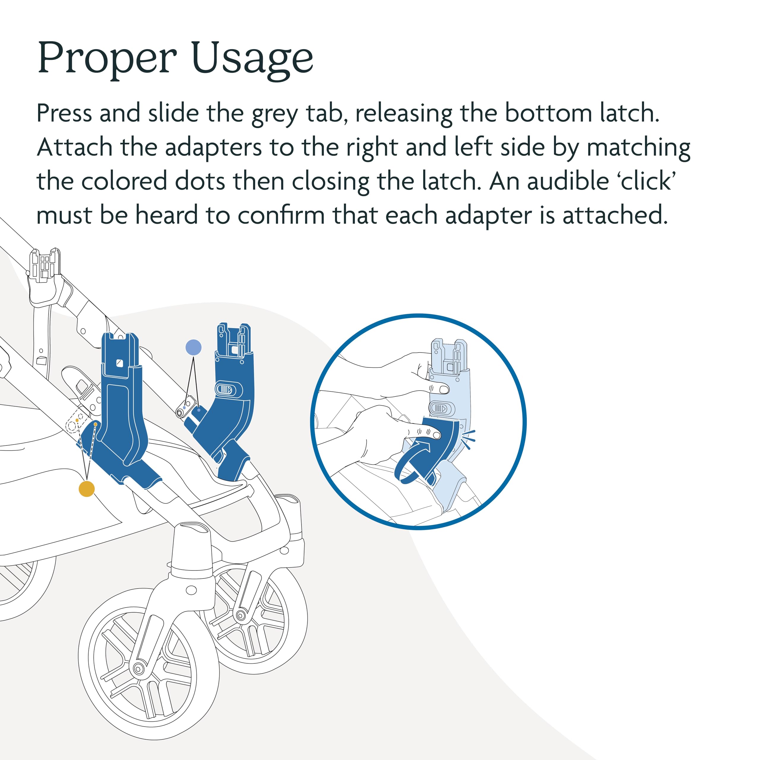 UPPAbaby Lower Adapter for Vista, Vista V2, Vista V3 Strollers/Compatible with RumbleSeat V2+, Bassinet, Aria, Mesa V2, and Mesa Max Infant Car Seats/Quick + Secure Attachment / 1 Set 🍁 All In One Marketplace Canada