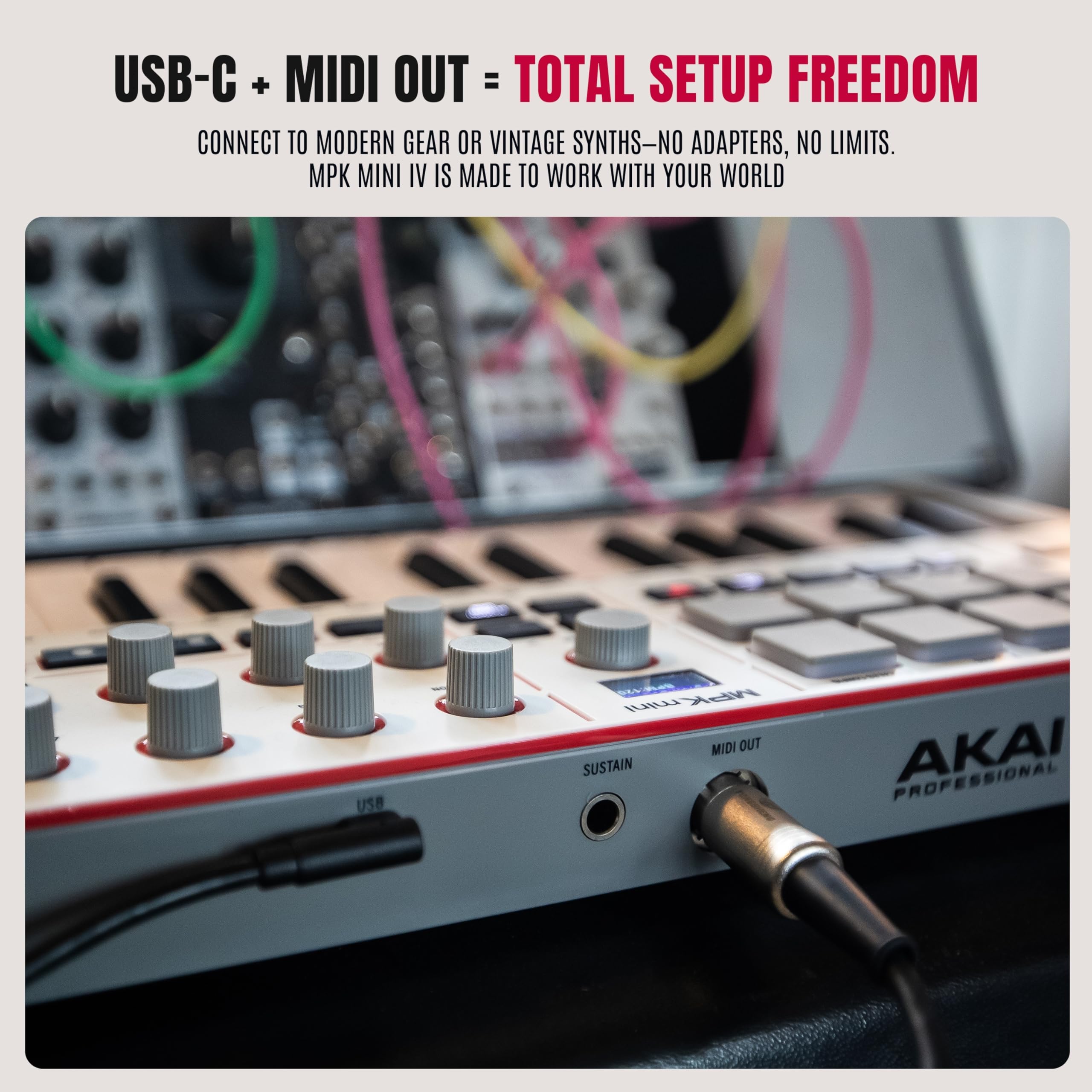 Akai Professional MPK Mini IV 25-Key USB-C MIDI Keyboard Controller, Grey 🍁 All In One Marketplace Canada