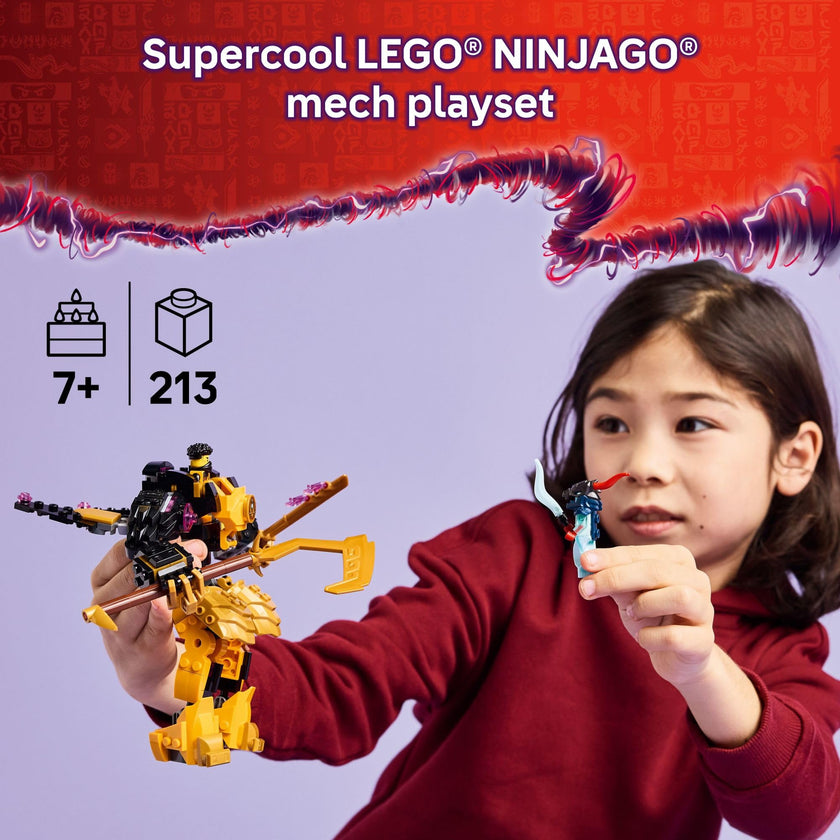 LEGO NINJAGO Arin’s Spinjitzu Battle Mech Building Toy - Ninja Building Set for Kids, Ages 7+ - with Arin, Baby Ryu, & Villain Minifigures - Gift Idea for Boys, Girls, & Dragons Rising Fans - 71839 🍁 All In One Marketplace Canada