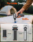 WOLFBOX MF200 Electric Air Duster with Removable Battery & 4 Nozzles, Cordless 3-Speed Adjustable Mini Blower for Computer Keyboard, Car Cleaning, Home, and Outdoor Use 🍁 All In One Marketplace Canada