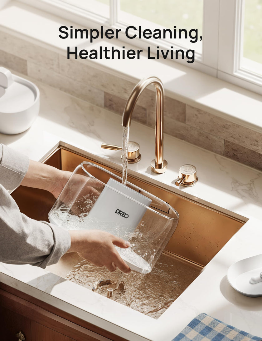 DREO Humidifiers for Bedroom, 4L Top Fill for Large Room, 36H Runtime [Ultra-Strong Mist Output] Quiet Cool Mist Air Humidifier for Baby Nursery, Plants, Indoor, Night Light, Easy to Clean 🍁 All In One Marketplace Canada