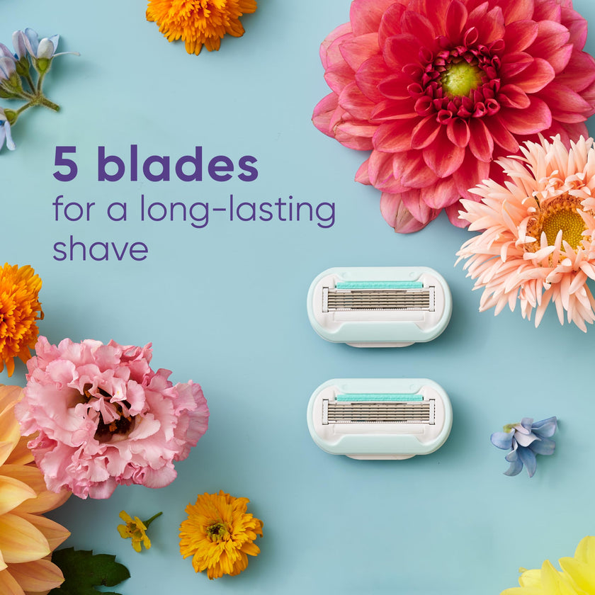 Gillette Venus Extra Smooth Sensitive, 1 Women’s Razor Blades for Sensitive Skin, 7 