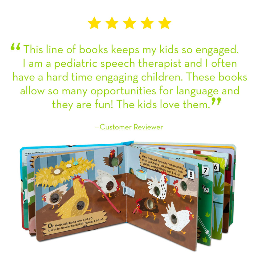 Melissa & Doug Poke-a-Dot Old MacDonald's Farm Board Book Toy 🍁 All In One Marketplace Canada