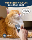oneisall Quiet Cat Clippers for Matted & Long Hair, 2-Speed Cordless Pet Shaver Grooming Kit for Cats, Small Dogs & Animals (Blue) 🍁 All In One Marketplace Canada
