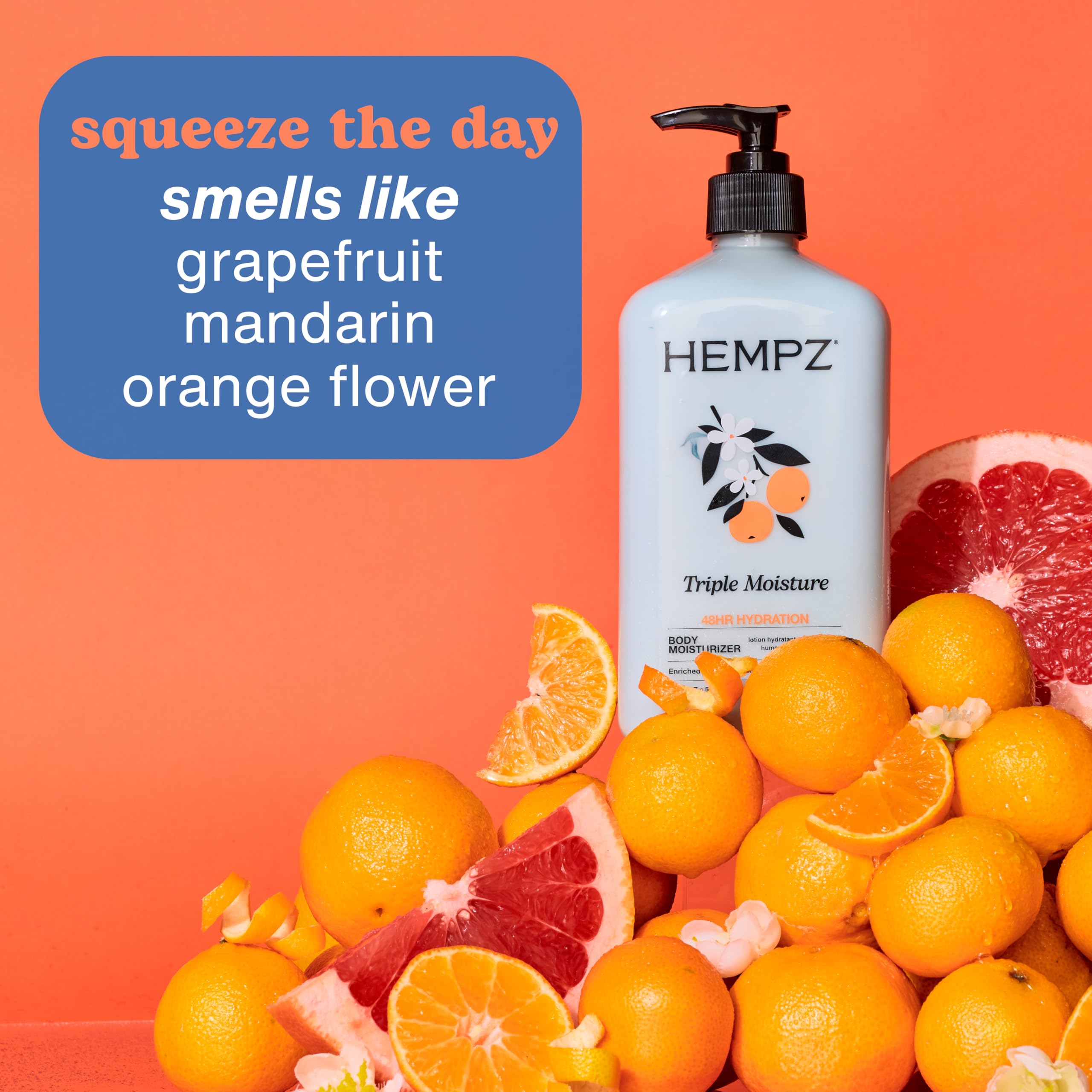 HEMPZ Triple Moisture Body Moisturizer, 17 Oz – Hydrating Lotion Rich with Minerals, Vitamin C, & Hempseed Oil to Nourish & Repair Extremely Dry or Sensitive Skin for Body 🍁 All In One Marketplace Canada