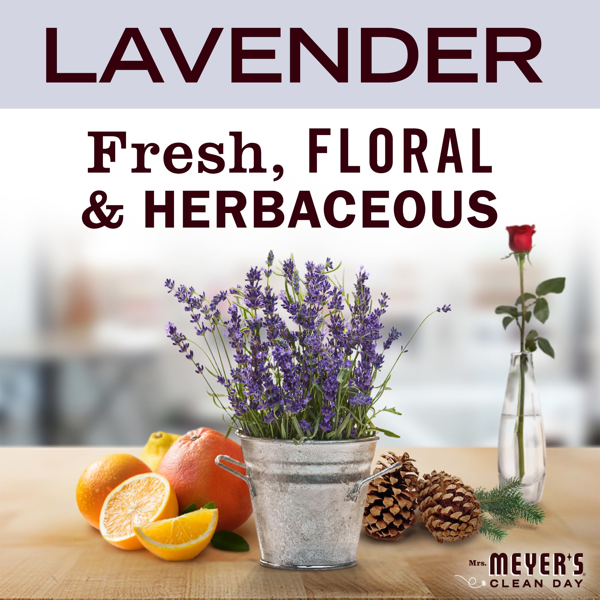 Mrs. Meyer's Clean Day Laundry Detergent, Lavender Scent, 1.8L (Packaging May Vary) 🍁 All In One Marketplace Canada