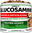 Glucosamine for Dogs - 170 Chews - Hip and Joint Supplement for Dogs - Glucosamine Chondroitin Chews - Joint Pain Relief Supplement with MSM - Advanced Health - Mobility Support - Made in USA 🍁 All In One Marketplace Canada