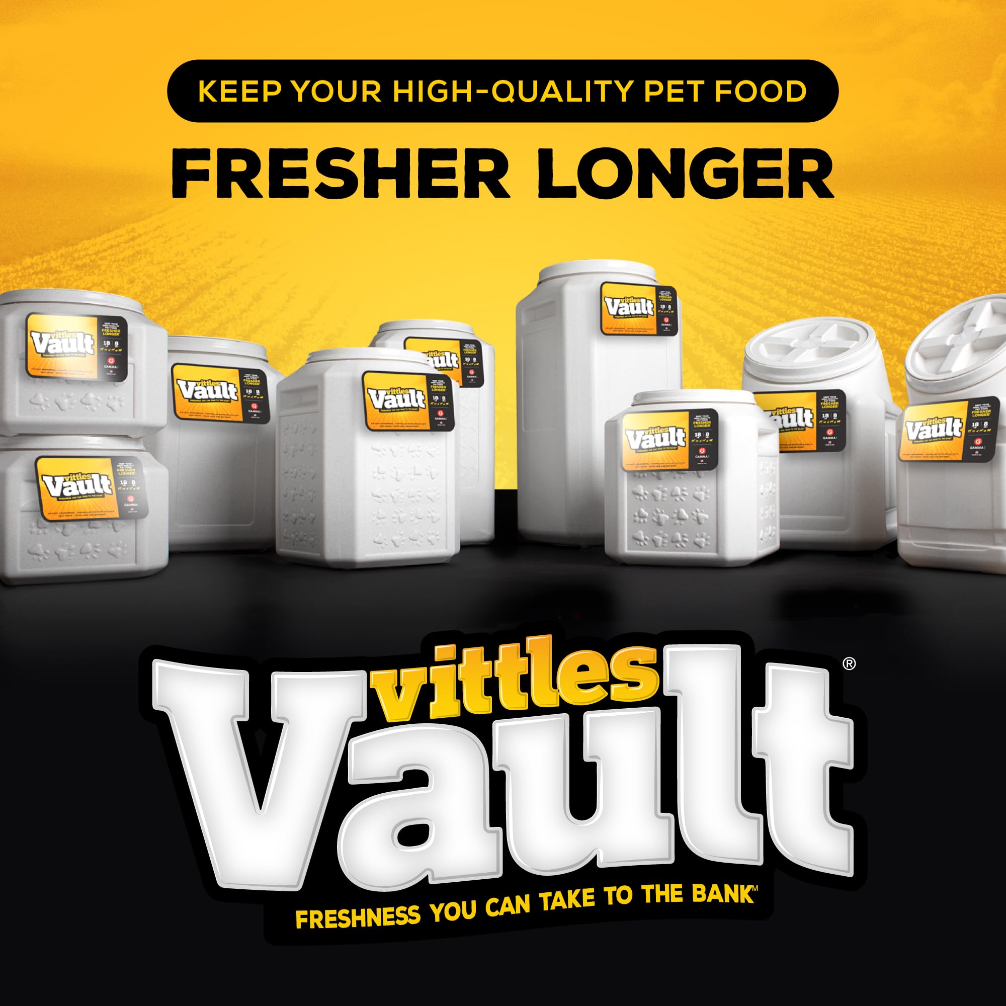 Gamma2 Vittles Vault Dog Food Storage Container (Durable, Food Safe, BPA Free Storage, Made in the USA with Recycled Materials)Holds up to 35 pounds 🍁 All In One Marketplace Canada