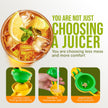 Zulay Kitchen 2 in 1 Lemon Lime Squeezer - Handheld Easy to Use Citrus Juicer - Easy to Clean Manual Orange & Lemon Squeezer - Citrus Juicer for Extracting All the Juice - Manual Press 🍁 All In One Marketplace Canada