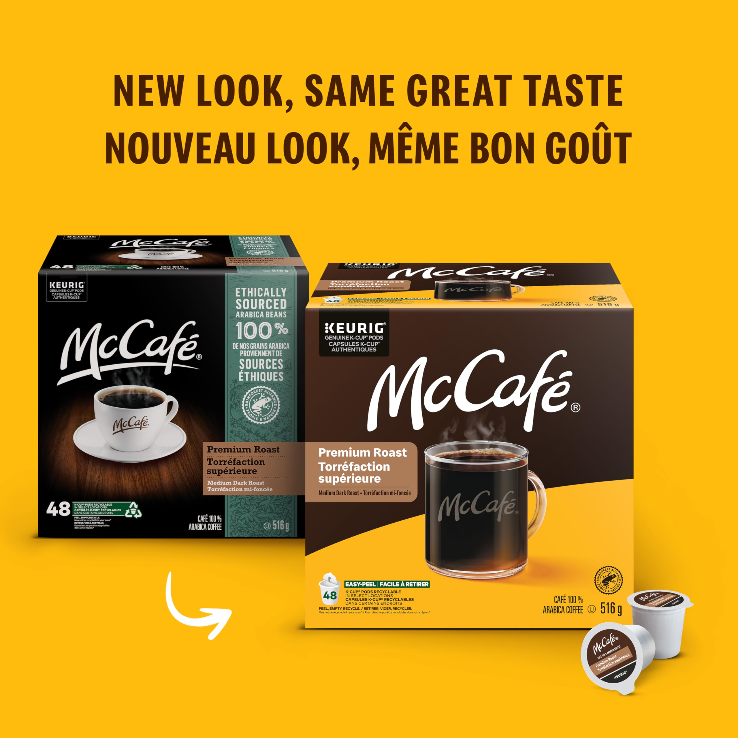 McCafé Premium Medium Dark Roast, K-Cup Coffee Pods, 24 Count 🍁 All In One Marketplace Canada