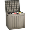 YITAHOME 31 Gallon Outdoor Storage Deck Box, Waterproof Resin Package Delivery and Storage Box with Lockable Lid for Patio Furniture Cushions, Pool Accessories, Garden Tools, Taupe 🍁 All In One Marketplace Canada