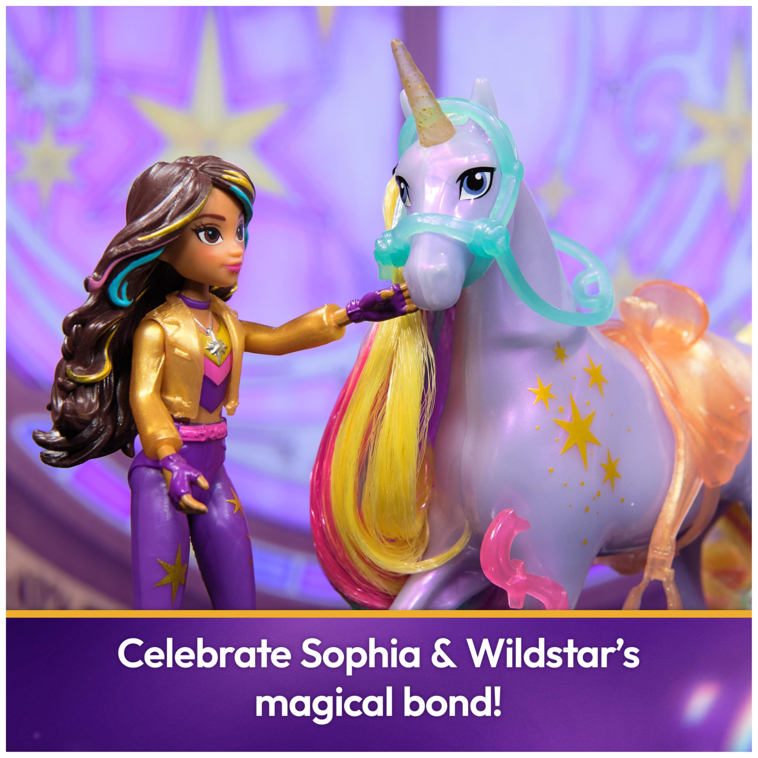 Unicorn Academy, Sophia & Wildstar Power of Friendship Set, Translucent Saddle & 2 Power Accessories, Dolls & Unicorn Toys for Girls Ages 4 and up 🍁 All In One Marketplace Canada