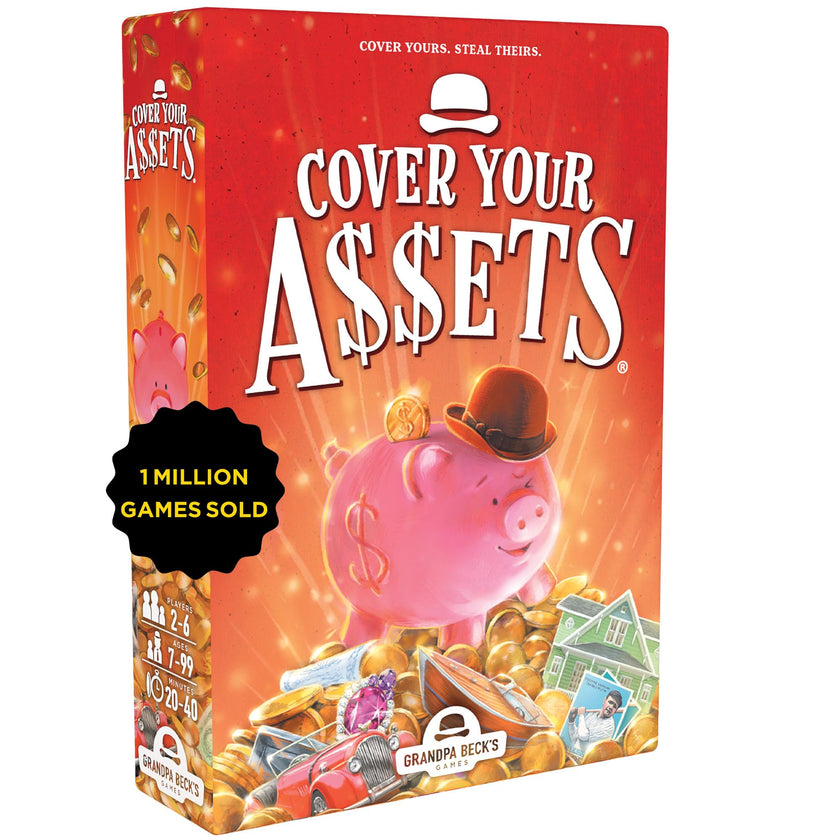 Cover Your Assets Card Game by Grandpa Beck's Games - Fun Family-Friendly Set-Collecting Game for Kids, Teens & Adults - from the Creators of Skull King - Ideal for 2-6 Players Ages 7+ 🍁 All In One Marketplace Canada