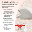 Kitsch Stainless Steel Gua Sha Facial Tools - Guasha Tool for Face, Face Sculpting Tool, Jawline Shaper, Double Chin Reducer, Body Gua Sha Tools, Lymphatic Drainage Massager, Facial Skin Care - Silver 🍁 All In One Marketplace Canada