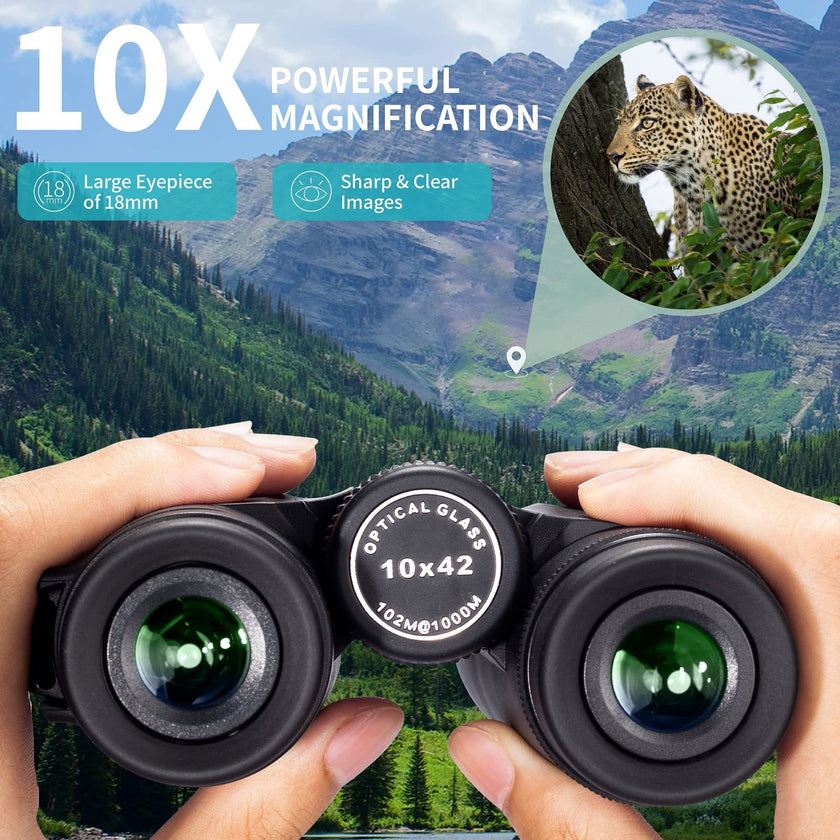 Gosky 10x42 HD Roof Prism Binoculars for Adults with Phone Adapter & Tripod 🍁 All In One Marketplace Canada