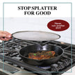 Splatter Screen for Frying Pan - 13 Inch Stainless Steel Grease Splatter Guard - Cover Oil Splash When Sizzling Bacon, Cooking Fried Chicken or Popcorn 🍁 All In One Marketplace Canada