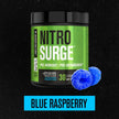 NITROSURGE Pre Workout Supplement - Endless Energy, Instant Strength Gains, Clear Focus, Intense Pumps - Nitric Oxide Booster & Powerful Preworkout Energy Powder - 30 Servings, Blue Raspberry 🍁 All In One Marketplace Canada