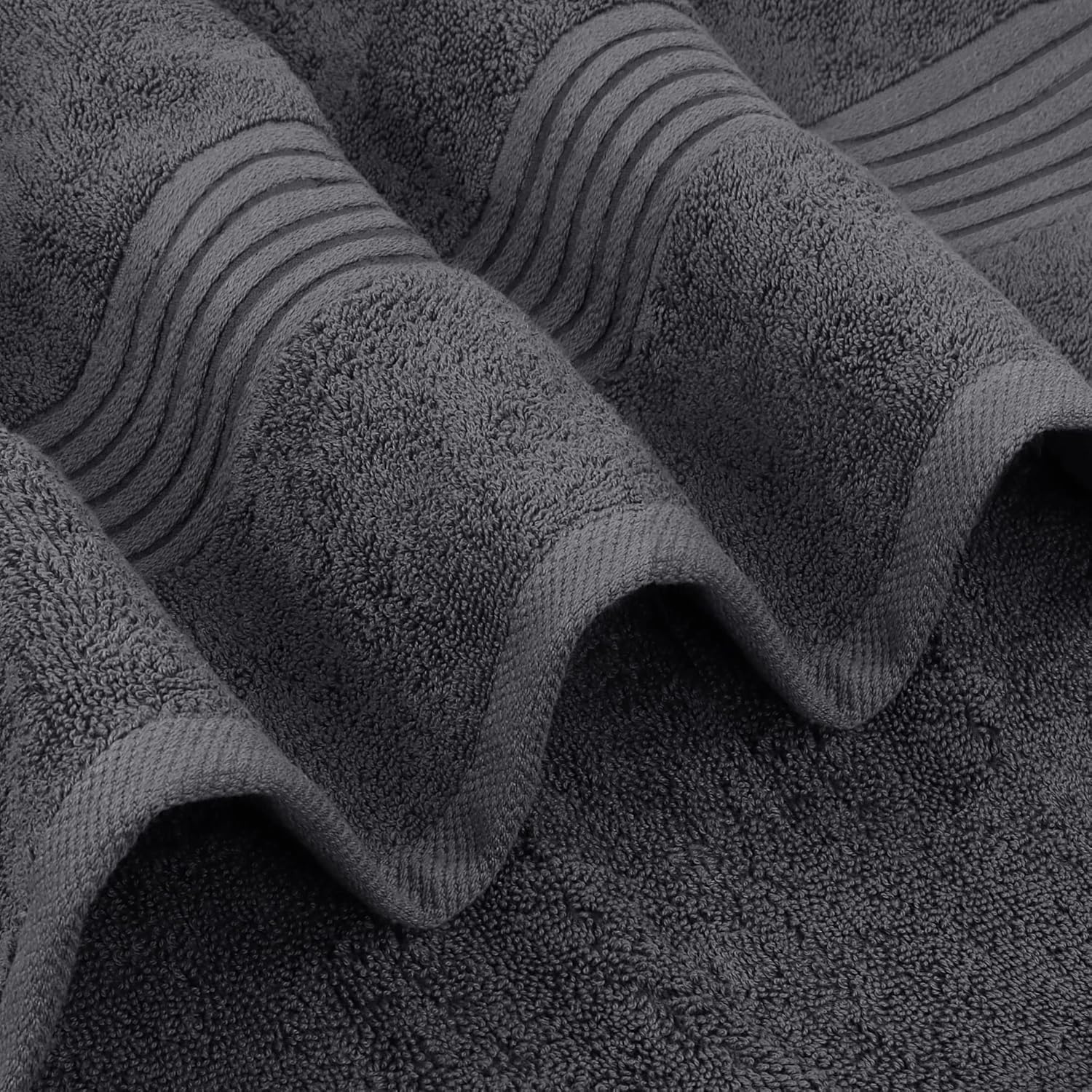 Utopia Towels Premium 100% Combed Ring Spun Cotton Bath Towels, Ultra Soft and Highly Absorbent, 27 by 54 inches, Large Bath Towels, 4 Pack, Grey 🍁 All In One Marketplace Canada