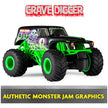 Monster Jam , Official Grave Digger Remote Control Monster Truck Toy, 1:24 Scale, 2.4 GHz, for Ages 4 and Up 🍁 All In One Marketplace Canada