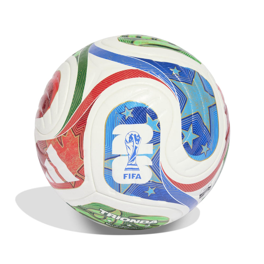 Adidas Unisex-Adult World Cup Pro Soccer Ball, White/Solar Blue/Red/Flash Lime, 5 🍁 All In One Marketplace Canada