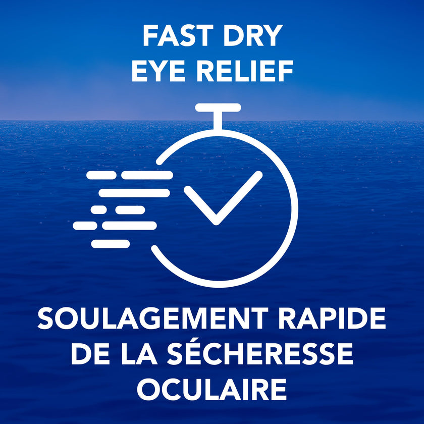 HydraSense Advanced Eye Drops, For Dry Eyes, Preservative Free, Naturally Sourced Lubricant, With Provitamin B5, Home and Away Twin Pack (2 x 10 mL), 20 mL 🍁 All In One Marketplace Canada