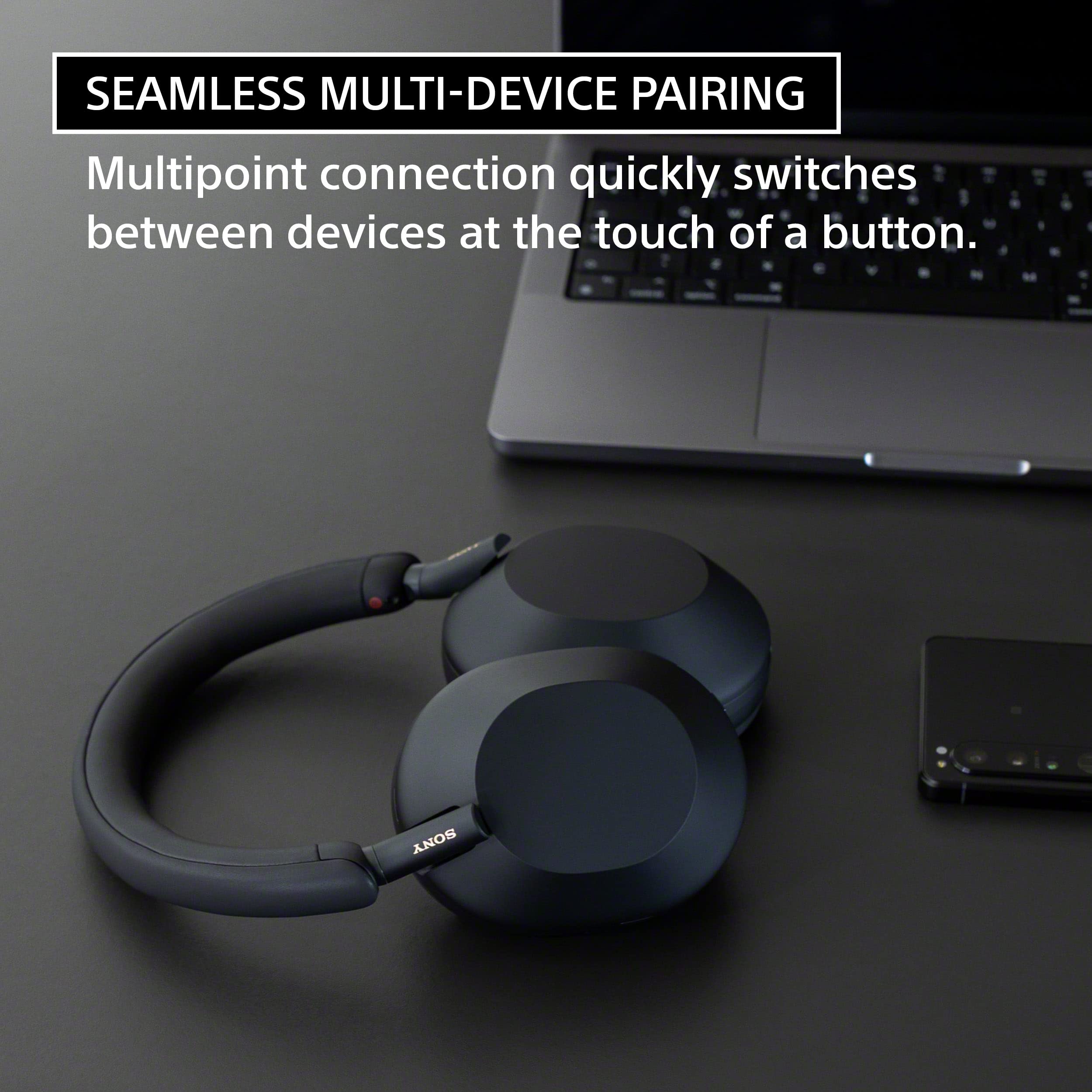 Sony WH-1000XM5 Wireless Industry Leading Noise Cancelling Headphones with Auto Noise Cancelling Optimizer, Crystal Clear Hands-Free Calling, and Alexa Voice Control, Midnight Blue 🍁 All In One Marketplace Canada