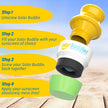 Solar Buddies Sunscreen Applicator - Green & Blue Duo - Refillable Roll on Sponge Sunscreen, Suncream & Lotion Applicator For Kids, Adults & Families - Holds 100ml, Perfect Size for Travel 🍁 All In One Marketplace Canada