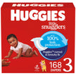 Huggies Size 3 Diapers, Little Snugglers Baby Diapers, Size 3 (16-28 lbs), 168 Count (6 Packs of 28), Packaging May Vary 🍁 All In One Marketplace Canada