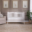 Dream On Me Chelsea 5-In-1 Convertible Crib In White, 4 Mattress Height Positions, Non Toxic Finish, JPMA Certified, Made Of Sustainable And Sturdy Pinewood 🍁 All In One Marketplace Canada