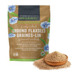 Viva Naturals Canadian-Made Organic Ground Flaxseed - Premium Flax Seeds for Baking, Smoothies - Certified Organic, Non-GMO, Keto & Vegan Friendly Graine De Lin 425 g (15 oz) 🍁 All In One Marketplace Canada