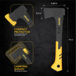 LEXIVON V14 Camping Hatchet, 14-Inch Axe | Ergonomic TPR Grip, Lightweight Fiber-Glass Composite Handle | Protective Carrying Sheath Included (LX-V14) 🍁 All In One Marketplace Canada